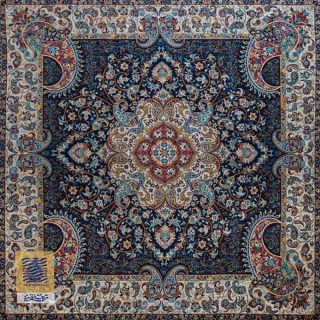 رومیزی ترمه یزد طرح یاس کد رنگ 4