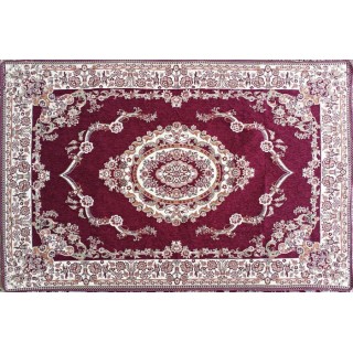 روفرشی مخمل 3 متری زرشکی طرح فرزین-08
