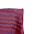 دستمال ابریشم یزدی قرمزمشکی  (تراکم بالا) سایز65*65  کد 831