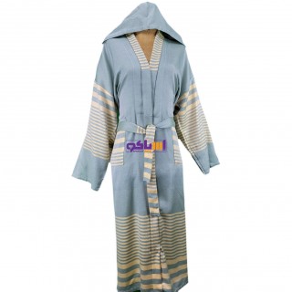 حوله تن پوش نخی رنگ فیروزه ای رامش سایز اسمال کد 388