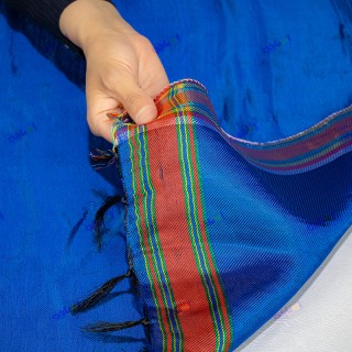 دستمال یزدی آبی سنتی