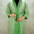 حوله تن پوش نخی کودک سبز