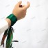 شال ابریشمی سبز سنتی با سایز کوچک مردانه