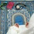 سجاده مخمل فیروزه‌ای تولید ایران