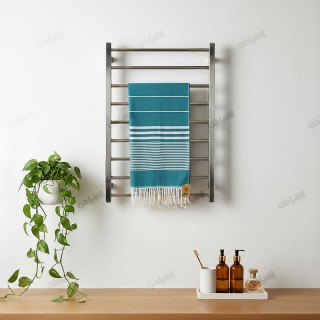 حوله نخی ریشه دار رنگ کله غازی مارال سایز100*180 کد 372