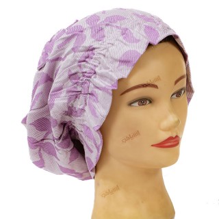 کلاه کشدار نخی طرح‌دار یاسی آسایش