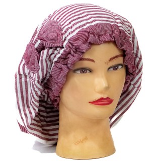 کلاه حمام ویسکوز زرشکی رامش – مدل سبک کشدار 30×35