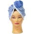 کلاه حمام هندی دکمه‌دار آبی رامش – سایز 64×28