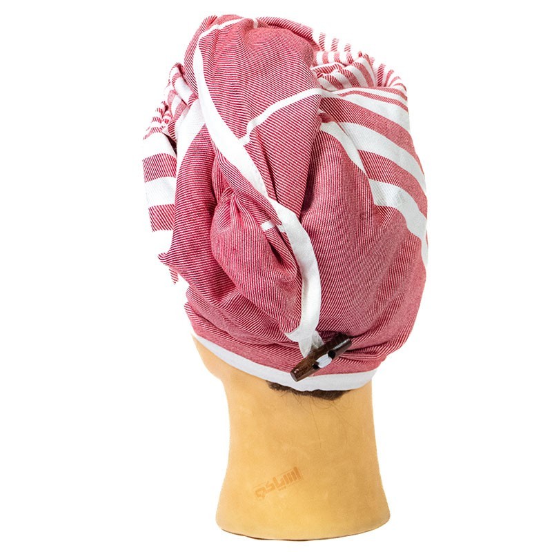 کلاه حمام دکمه‌دار با پارچه نرم ویسکوز