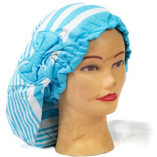 کلاه حمام نخی با ابگیری بالا