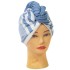 کلاه حمام دکمه‌دار مناسب موهای بلند – رنگ آبی