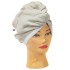 کلاه حمام دکمه‌دار مخصوص موهای بلند – رنگ کرم