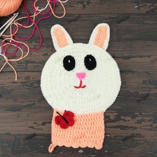 لیف حمام طرح خرگوشی صورتی نرم صنایع نساجی یزد