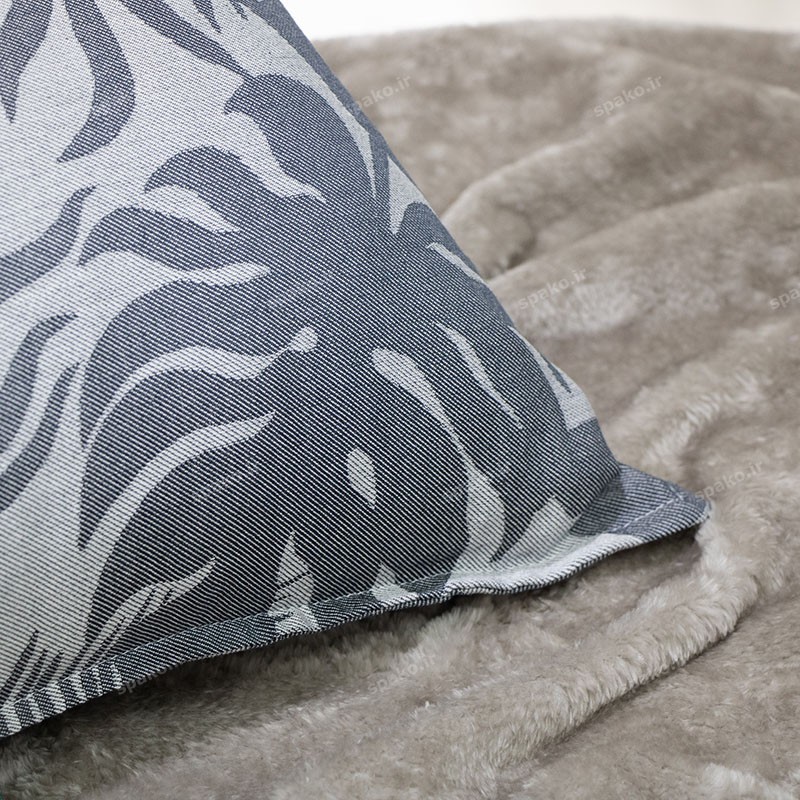 روبالشتی شیک و جدید طوسی آسایش طرح هاوایی