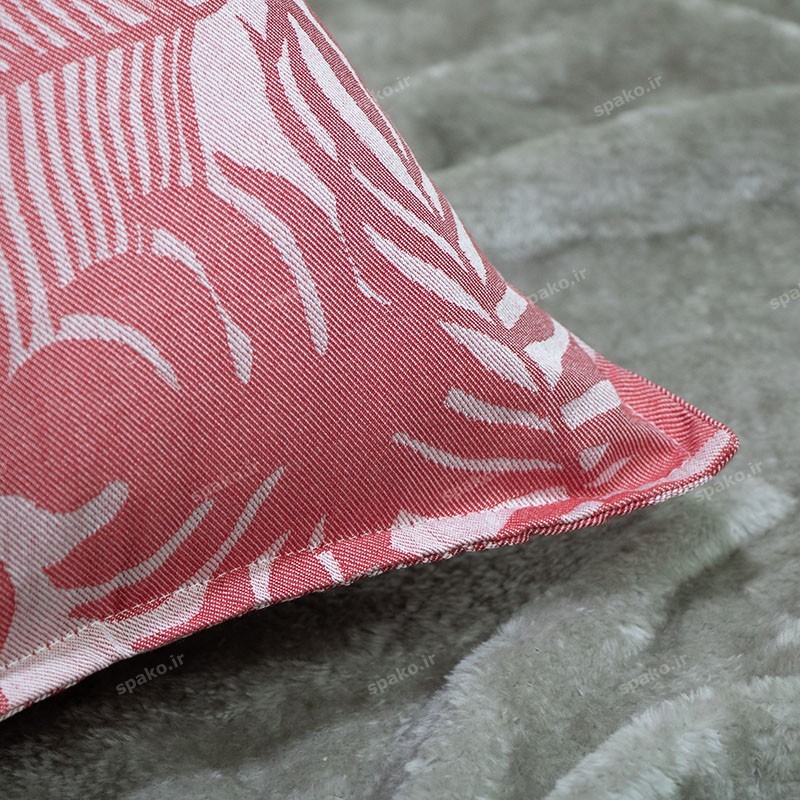 روبالشتی نخی جدید آسایش قرمز طرح هاوایی