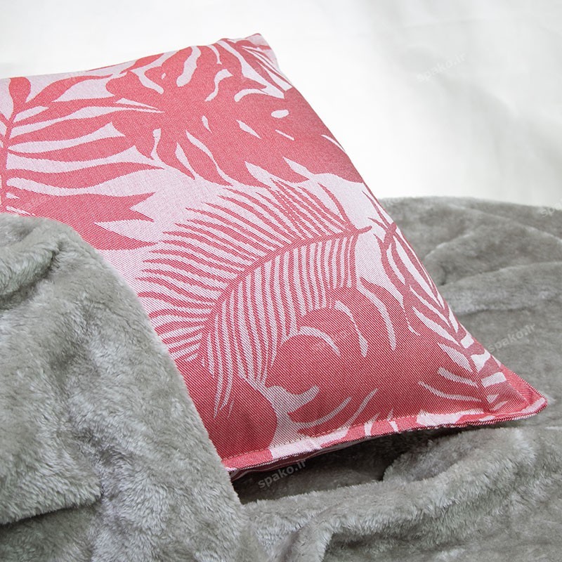 روبالشتی نخی جدید آسایش قرمز طرح هاوایی