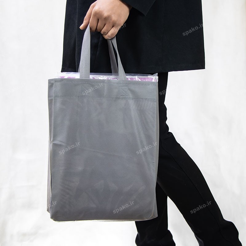 بگ پارچه ای تبلیغاتی طوسی تولیدی البرز - خرید عمده