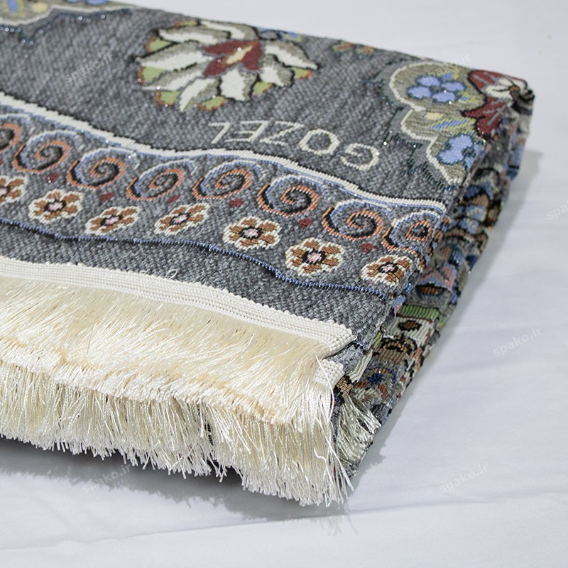 خرید روفرشی گرد خاکستری