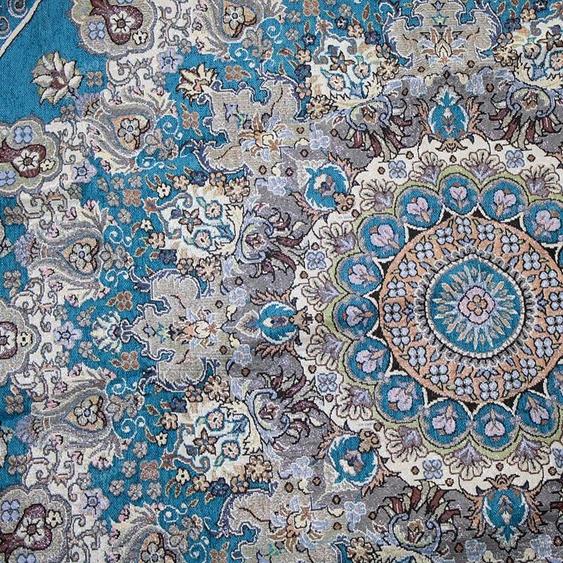 روفرشی گرد فیروزه ای 