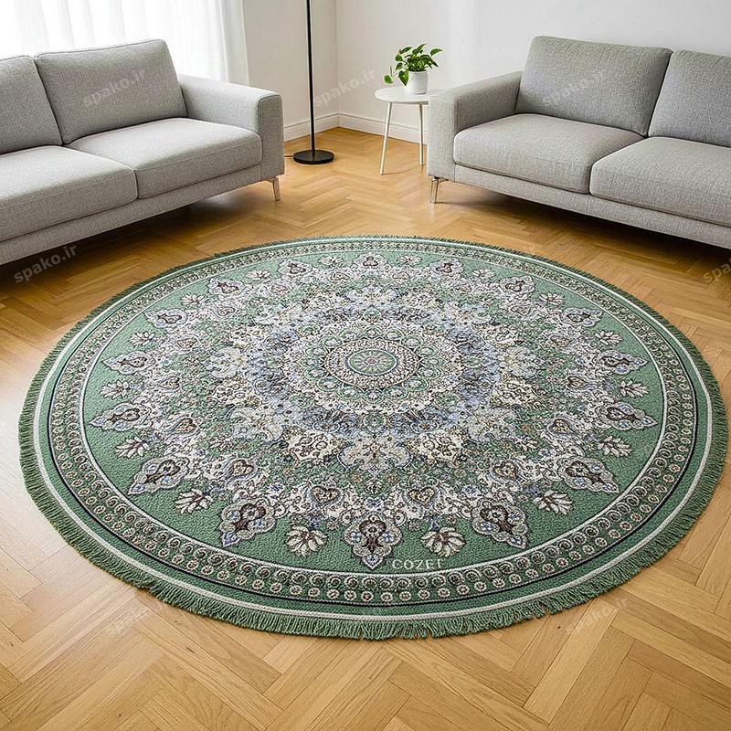 روفرشی گرد مخمل