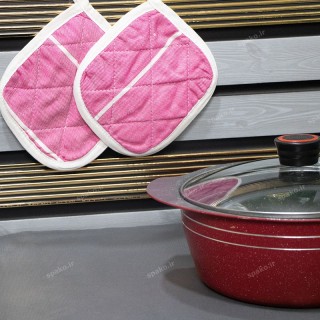 قیمت و خرید دستگیره آشپزخانه صورتی رامش | نرم و نخی