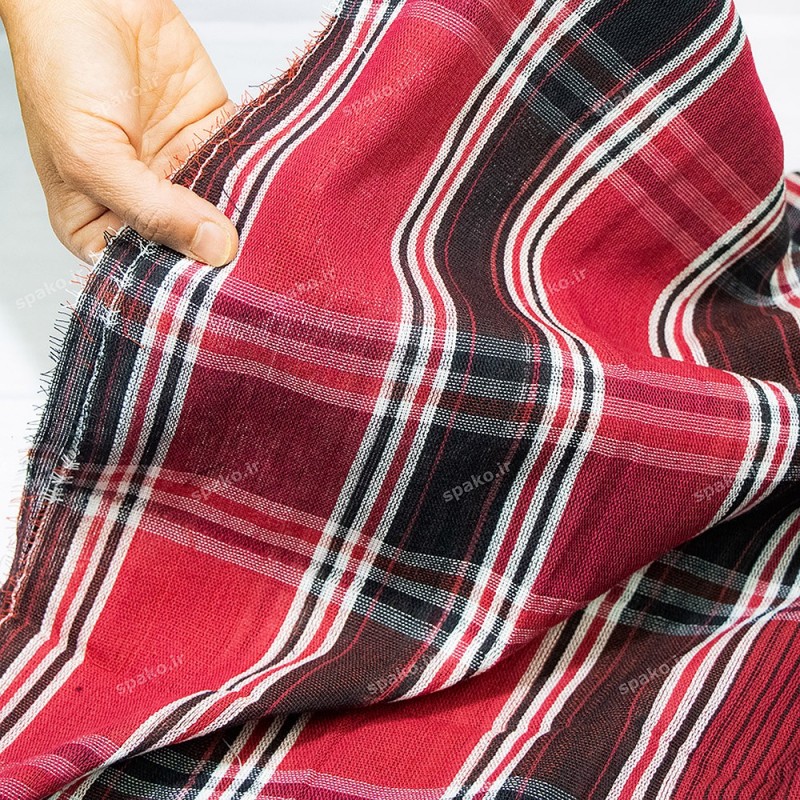 خرید لنگ یزدی قرمز نساجی یزد | آبگیر عالی و مناسب ورزش