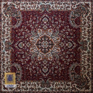  رومیزی ترمه طرح یاس کد رنگ 1 