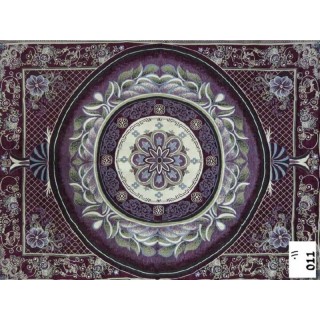 روفرشی مخمل طرح دارا-011 زرشکی