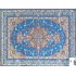 روفرشی مخمل زرکدار طرح سینا-014 فیروزه ای